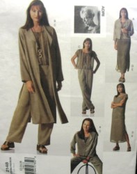 2148  Vogue ADRI JACKET, DUSTER, LONG DRESS, TOP,  PANTS PATTERN 6-22  3 sizes choice